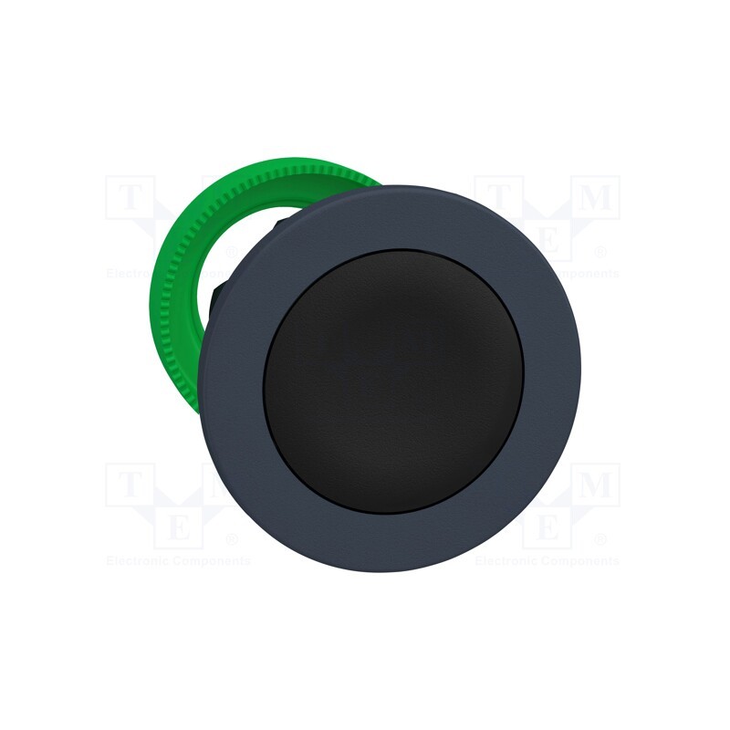 1 pcs x SCHNEIDER ELECTRIC - ZB5FA2 - Switch: push-button, 30mm, Stabl.pos: 1, black, none, IP66, -40÷70°C