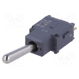 1 pcs x NKK SWITCHES - A12AP - Switch: toggle, Pos: 2, SPDT, ON-OFF, 0.1A/28VAC, 0.1A/28VDC, A