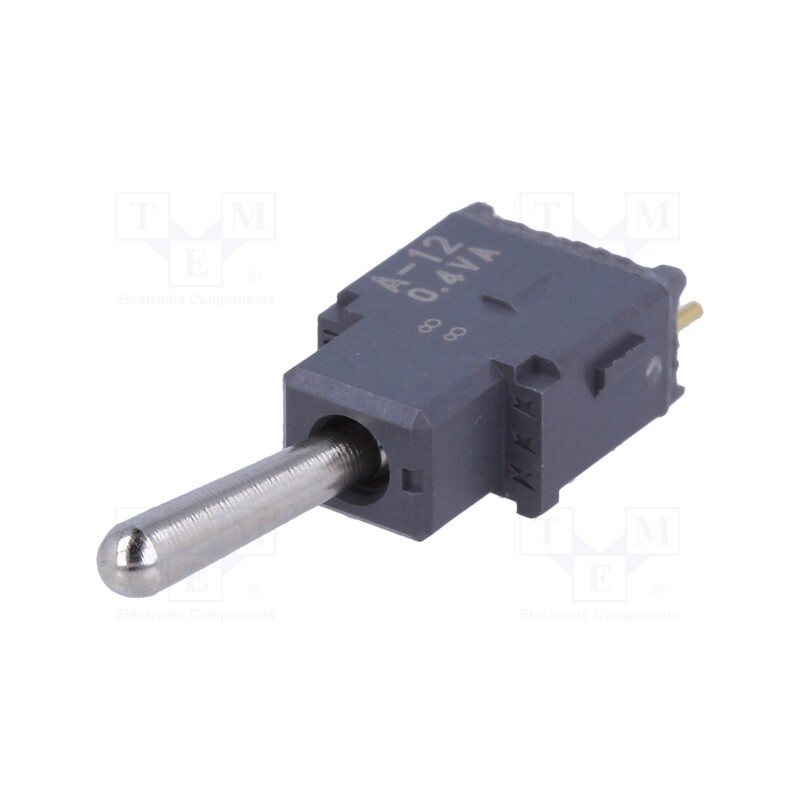 1 pcs x NKK SWITCHES - A12AP - Switch: toggle, Pos: 2, SPDT, ON-OFF, 0.1A/28VAC, 0.1A/28VDC, A