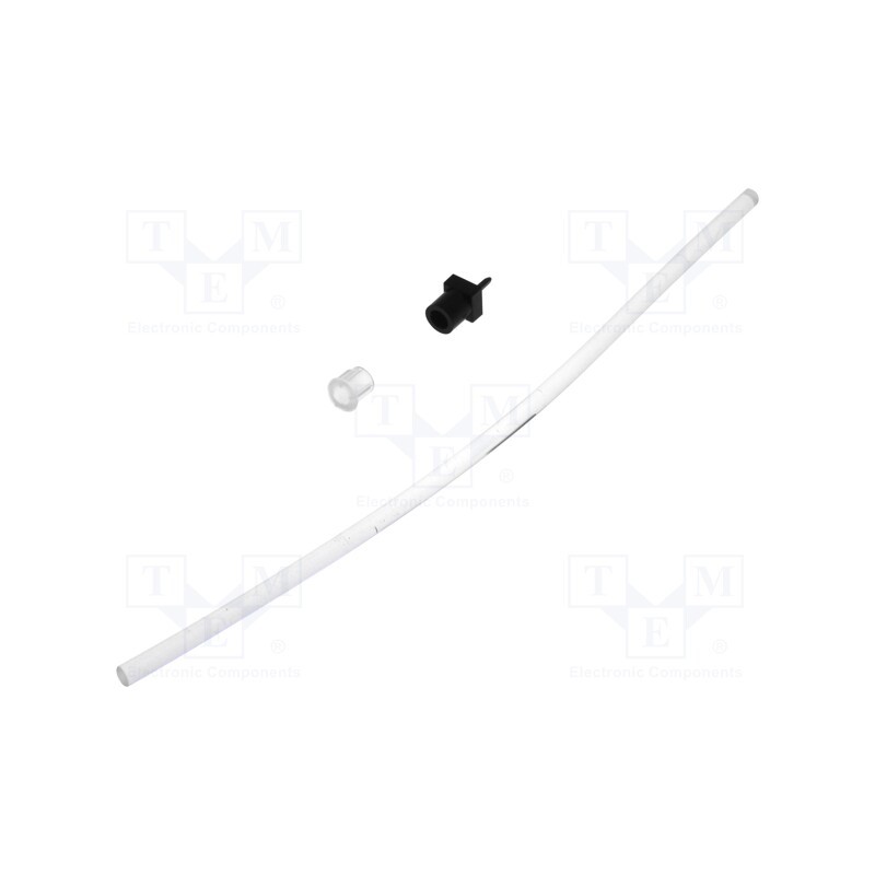 1 pcs x MENTOR - 1216.1013 - Fiber for LED, round, Ø: 3mm, Front: flat