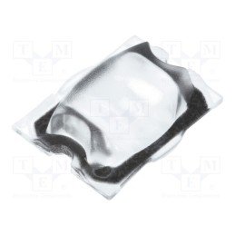 1 pcs x LEDIL - CA10927_STRADA-B -AS - LED lens, rectangular, plexiglass PMMA, transparent, H: 5.2mm
