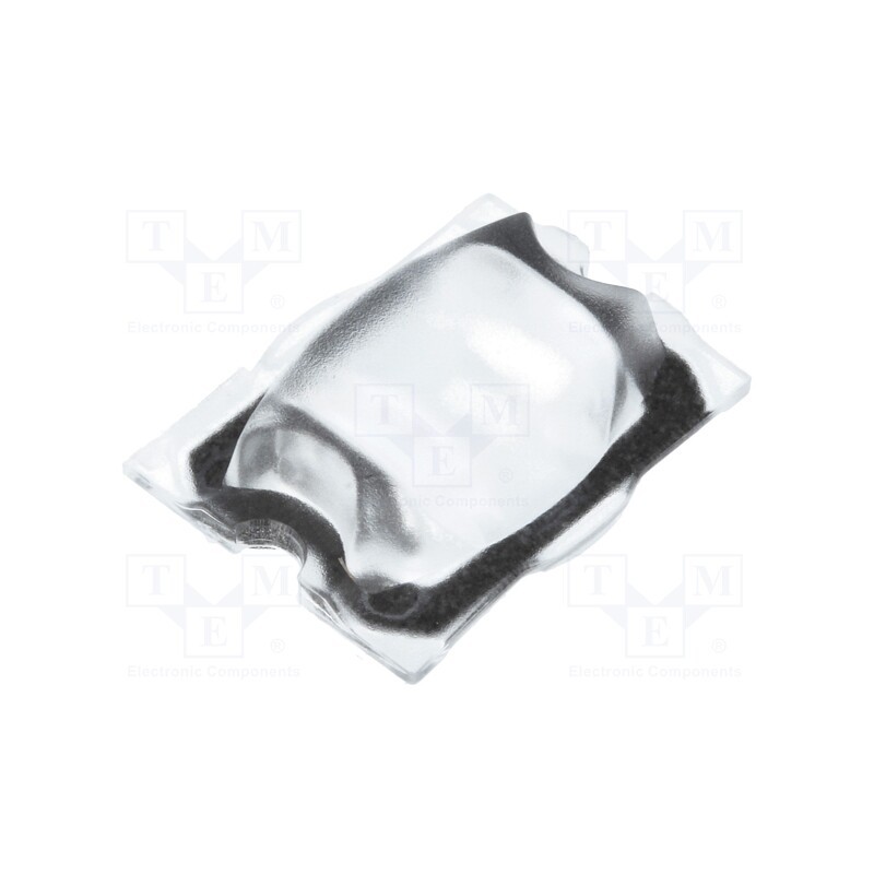 1 pcs x LEDIL - CA10927_STRADA-B -AS - LED lens, rectangular, plexiglass PMMA, transparent, H: 5.2mm