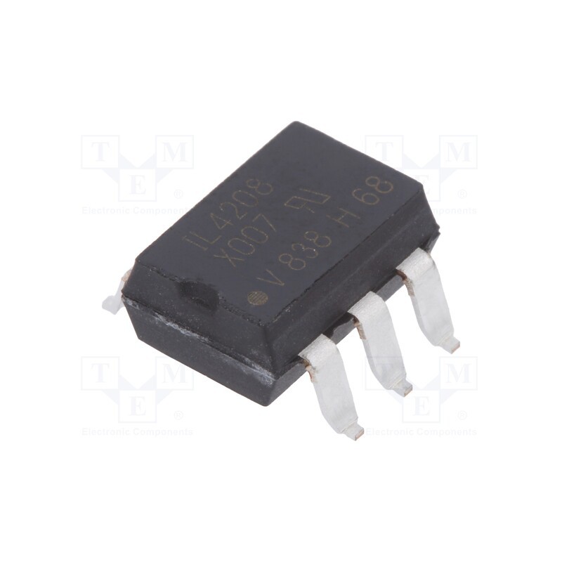 1 pcs x VISHAY - IL4208-X007T - Optotriac, 5.3kV, triac, Gull wing 6, Ch: 1, 10kV/μs