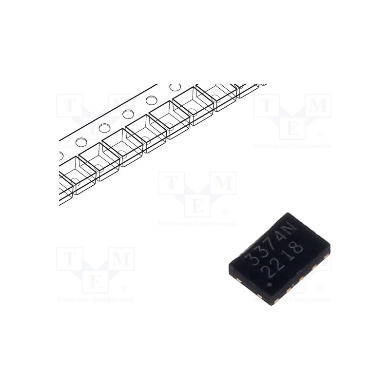 1 pcs x SEMTECH - RCLAMP3374N.TCT - Diode: diode arrays, 3.5V, 40A, 1kW, bridge rectifier, SLP3020N10