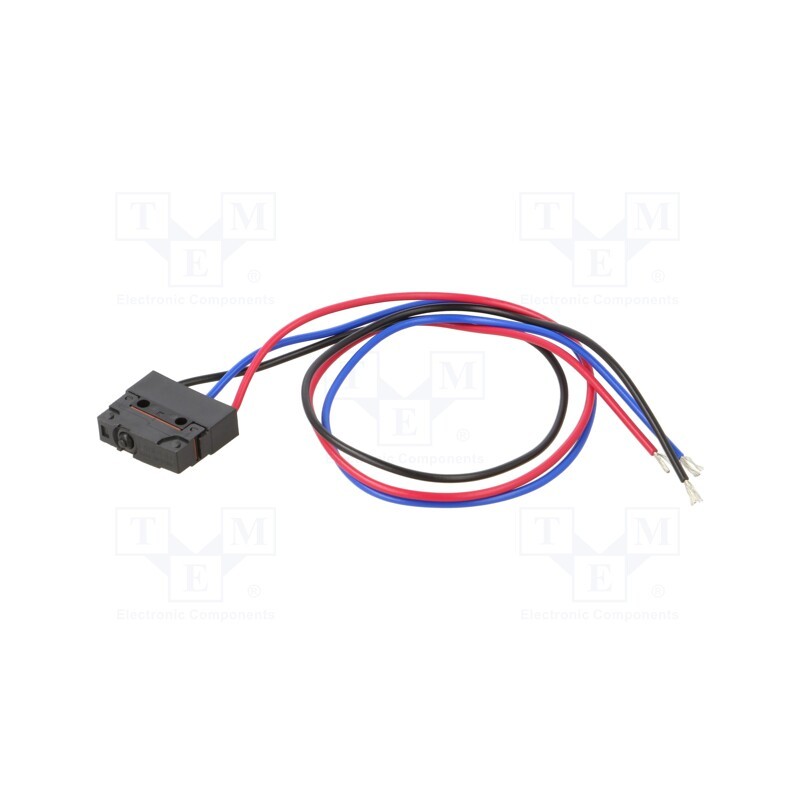 1 pcs x OMRON OCB - D2SW-P01M - Microswitch SNAP ACTION, 0.1A/250VAC, 0.1A/30VDC, without lever