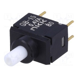 1 pcs x NKK SWITCHES - GB15AP - Switch: push-button, Pos: 2, SPDT, 0.01A/28VAC, 0.01A/28VDC, 500MΩ