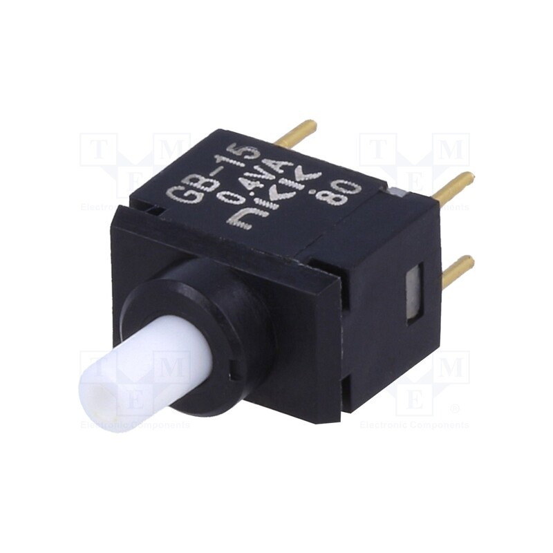 1 pcs x NKK SWITCHES - GB15AP - Switch: push-button, Pos: 2, SPDT, 0.01A/28VAC, 0.01A/28VDC, 500MΩ