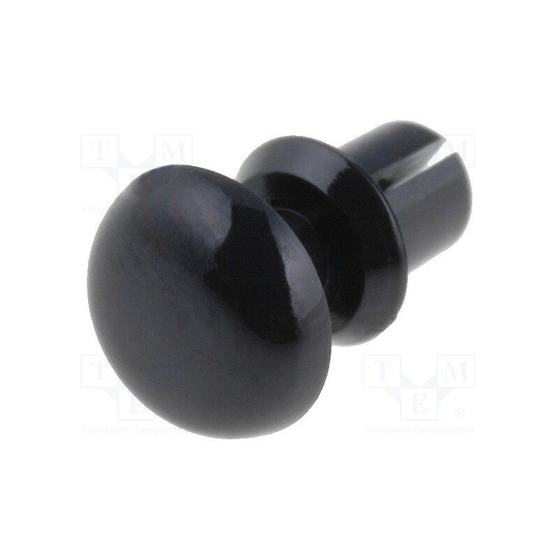 100 pcs x ESSENTRA - SR-2632B - Rivet, polyamide, 1÷2mm, black, Mounting: dismountable,push-in