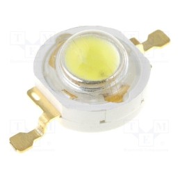 1 pcs x LUCKYLIGHT - LL-HP60MW1L-S - Power LED, white cold, 140°, 350mA, P: 1W, 50÷60lm, 2.8÷4V