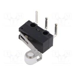 1 pcs x OMRON OCB - D2F-L2-A - Microswitch SNAP ACTION, 3A/125VAC, 2A/30VDC, SPDT, ON-(ON), IP40