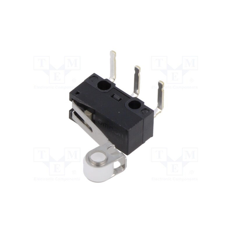 1 pcs x OMRON OCB - D2F-L2-A - Microswitch SNAP ACTION, 3A/125VAC, 2A/30VDC, SPDT, ON-(ON), IP40