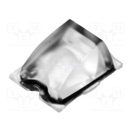 1 pcs x LEDIL - CA11416_STRADA-T-DN - LED lens, rectangular, plexiglass PMMA, transparent, H: 8.75mm