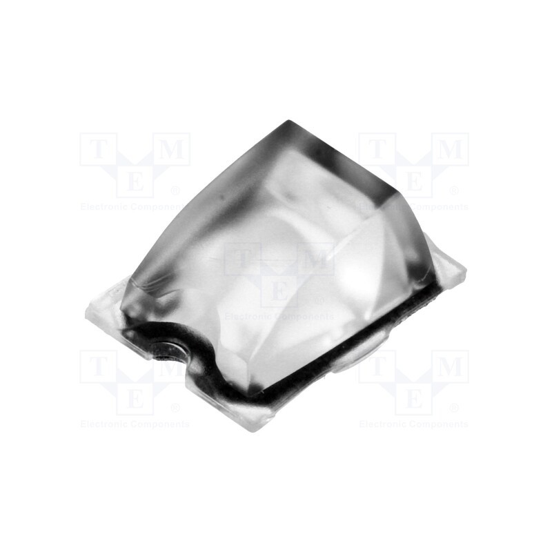 1 pcs x LEDIL - CA11416_STRADA-T-DN - LED lens, rectangular, plexiglass PMMA, transparent, H: 8.75mm