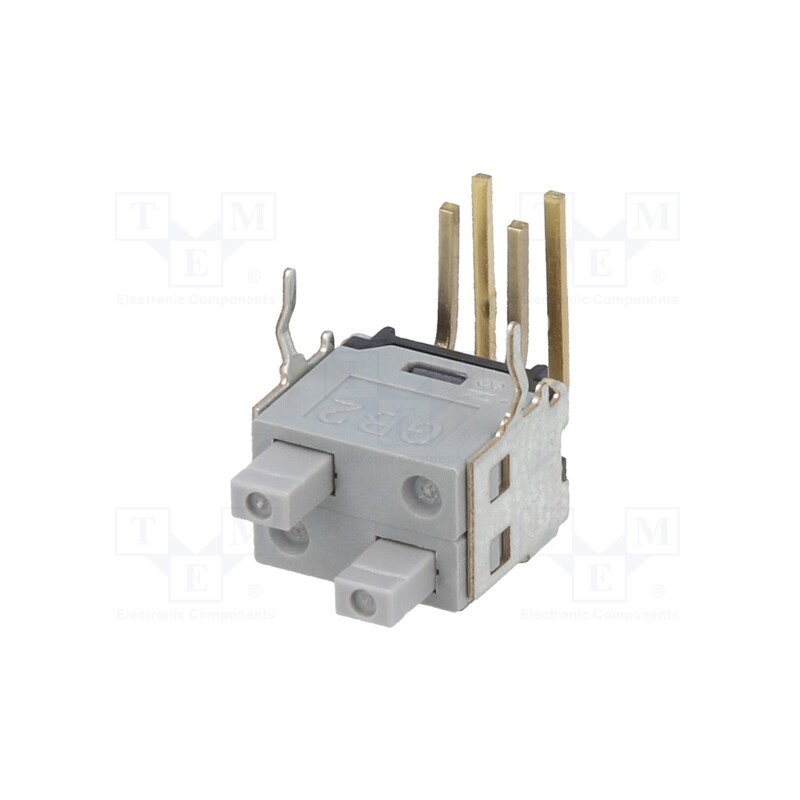 1 pcs x NKK SWITCHES - GB215A2H - Switch: push-button, Pos: 2, DPDT, 0.01A/28VAC, 0.01A/28VDC, 500MΩ