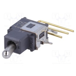 1 pcs x NKK SWITCHES - A12JV - Switch: toggle, Pos: 2, SPDT, ON-OFF, 0.1A/28VAC, 0.1A/28VDC, A