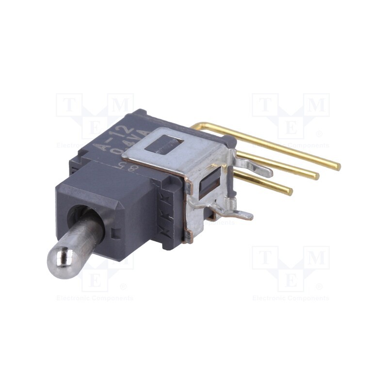 1 pcs x NKK SWITCHES - A12JV - Switch: toggle, Pos: 2, SPDT, ON-OFF, 0.1A/28VAC, 0.1A/28VDC, A