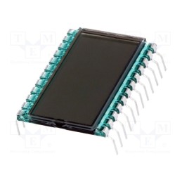 1 pcs x DISPLAY ELEKTRONIK - DE 123-TU-30/7,5/M - Display: LCD, 7-segment, STN Positive, No.of dig: 3, Char: 8.9mm