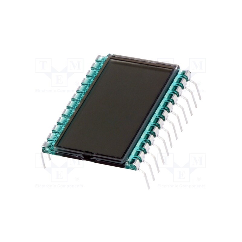 1 pcs x DISPLAY ELEKTRONIK - DE 123-TU-30/7,5/M - Display: LCD, 7-segment, STN Positive, No.of dig: 3, Char: 8.9mm
