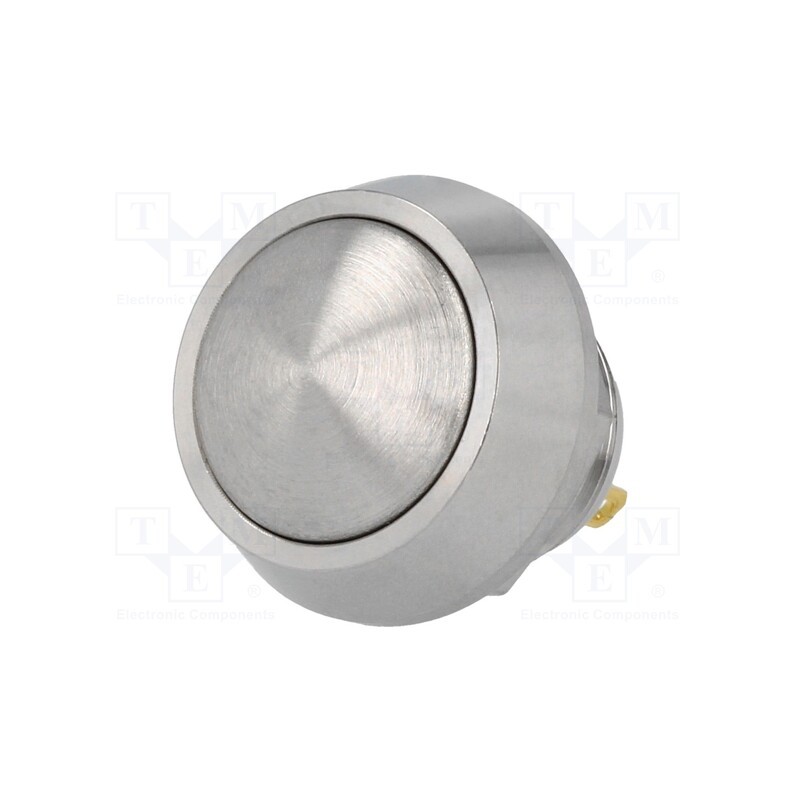 1 pcs x ONPOW - GQ12B-10/J/S - Switch: vandal resistant, Pos: 2, SPST-NO, 2A/36VDC, IP65, OFF-(ON)