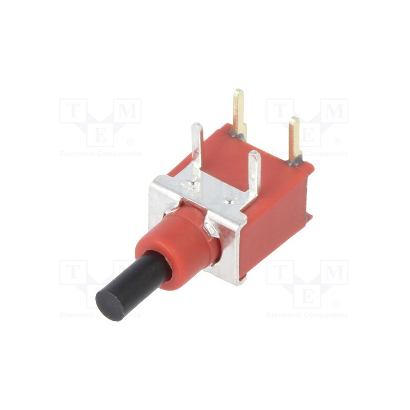 1 pcs x E-SWITCH - 800AWSP9M6QE - Switch: push-button, Pos: 2, SPST-NO, 1A/250VAC, 3A/28VDC, OFF-(ON)