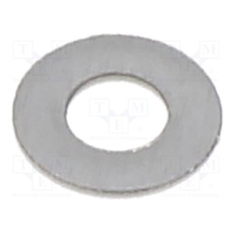 100 pcs x KRAFTBERG - K2.2/D125-A4 - Washer, round, M2, D5mm, h0.3mm, acid resistant steel A4
