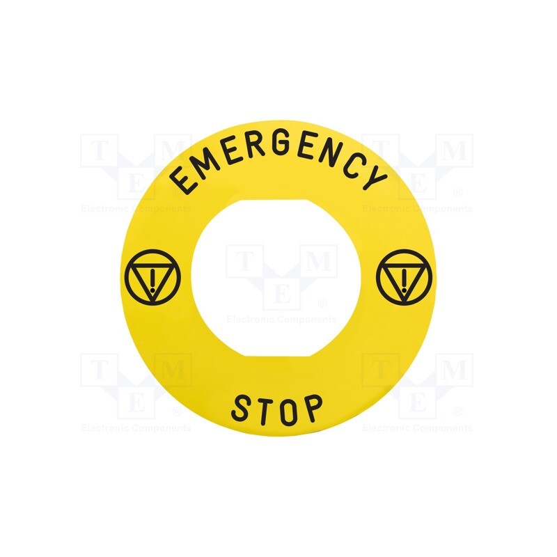 1 pcs x SCHNEIDER ELECTRIC - ZBY9330M - Label, Harmony XB4