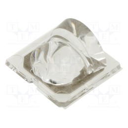 1 pcs x LEDIL - CA13897_STRADA-SQ-FS - LED lens, square, plexiglass PMMA, Mounting: adhesive tape