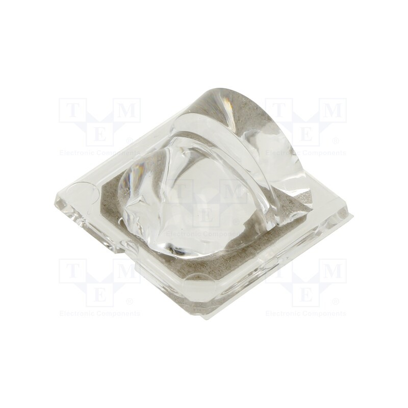 1 pcs x LEDIL - CA13897_STRADA-SQ-FS - LED lens, square, plexiglass PMMA, Mounting: adhesive tape