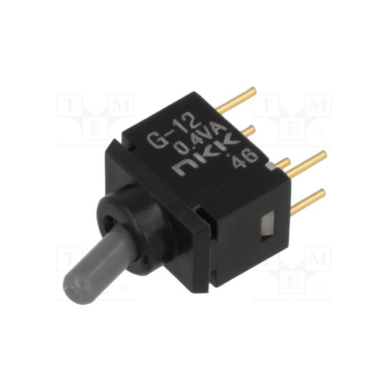 1 pcs x NKK SWITCHES - G12AP - Switch: toggle, Pos: 2, SPDT, ON-ON, 0.01A/28VAC, 0.01A/28VDC, G