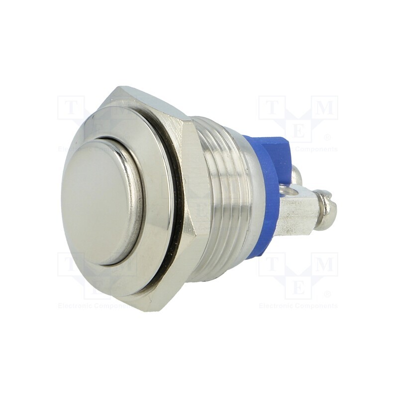 1 pcs x ONPOW - GQ16H-10/S - Switch: vandal resistant, Pos: 2, SPST-NO, 0.5A/220VAC, 2A/36VDC