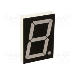 1 pcs x OPTOSUPPLY - OSL12306-IG - Display: LED, 7-segment, 56.8mm, 2.3', No.char: 1, green, 200mcd