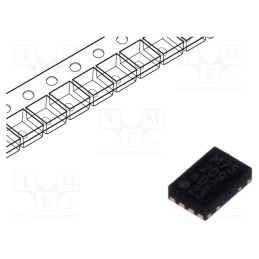 3 pcs x NXP - LM75BTP,147 - IC: temperature converter, -55÷125°C, 2.8÷5.5V, HWSON8, SMD, 300uA