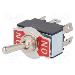 1 pcs x SCI - R13-28B-01-HPH - Switch: toggle, Pos: 2, DPDT, ON-ON, 20A/12VDC, 0÷55°C, Toggle: round