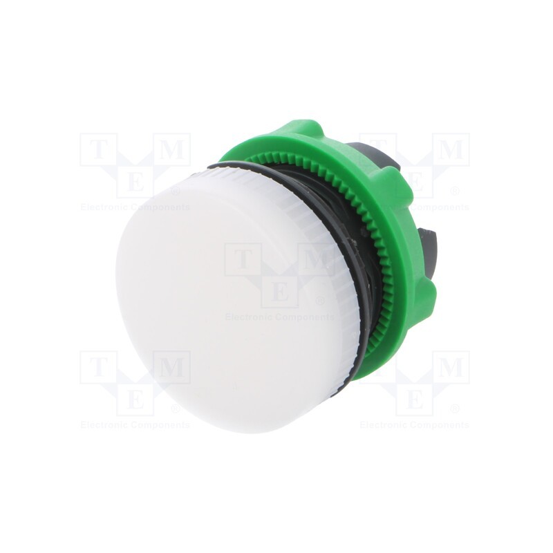 1 pcs x SCHNEIDER ELECTRIC - ZB5AV01 - Control lamp, 22mm, Harmony XB5, -25÷70°C, Ø22mm, IP66, white