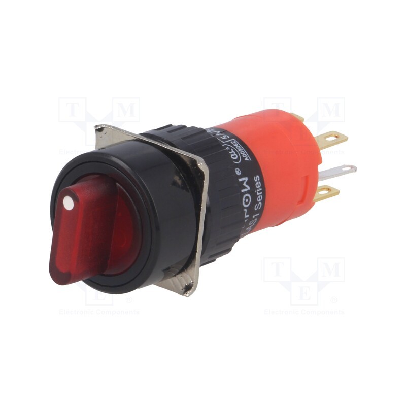1 pcs x ONPOW - LAS1Y-11X/2/JC/R - Switch: rotary, Pos: 2, SPST-NO + SPST-NC, 3A/220VAC, 2A/24VDC