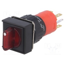 1 pcs x ONPOW - LAS1F-11X/2/JC/R - Switch: rotary, Pos: 2, SPST-NO + SPST-NC, 3A/220VAC, 2A/24VDC