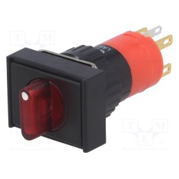 1 pcs x ONPOW - LAS1J-11X/2/JC/R - Switch: rotary, Pos: 2, SPST-NO + SPST-NC, 3A/220VAC, 2A/24VDC