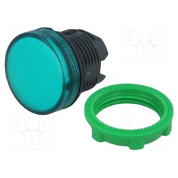 1 pcs x SCHNEIDER ELECTRIC - ZB5AV03 - Control lamp, 22mm, Harmony XB5, -25÷70°C, Ø22mm, IP66, green