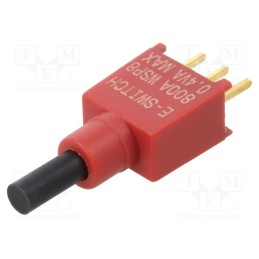 1 pcs x E-SWITCH - 800AWSP8M2RE - Switch: push-button, Pos: 2, SPDT, 0.02A/20VDC, 0.02A/20VAC, THT