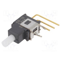 1 pcs x NKK SWITCHES - AB15AV - Switch: push-button, Pos: 2, SPDT, 0.01A/28VAC, 0.01A/28VDC, 500MΩ