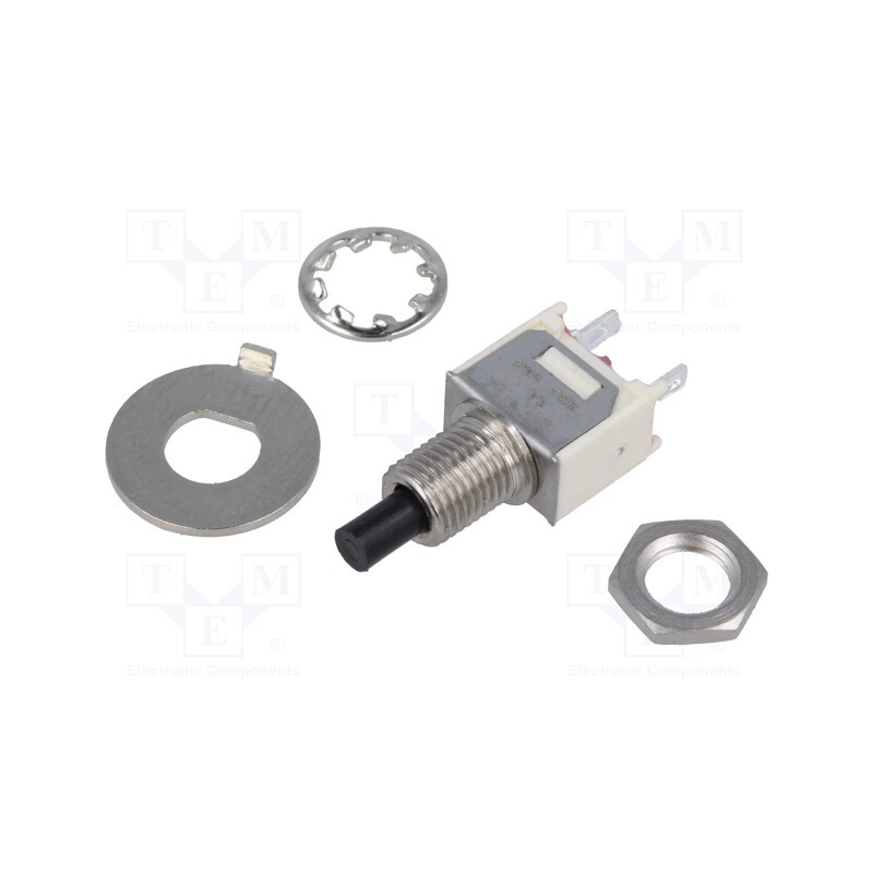 1 pcs x C&K - TP11SHZQE - Switch: push-button, Pos: 2, SPST, 0.4A/20VAC, 0.4A/20VDC, OFF-(ON)