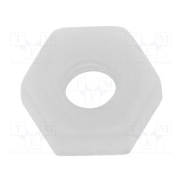 100 pcs x FIX&FASTEN - FIX-M2 - Nut, hexagonal, M2, polyamide, H: 1.4mm, 4mm
