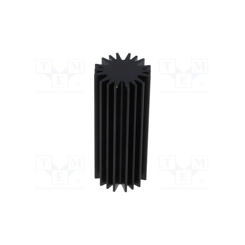 1 pcs x FISCHER ELEKTRONIK - SK58550SA - Heatsink, LED, Ø: 20mm, H: 50mm, black