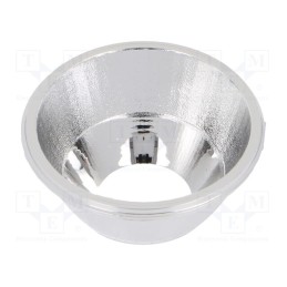 10 pcs x LEDIL - C11862_MINNIE-W - Spotlight, round, polycarbonate, Mounting: glue, Colour: silver