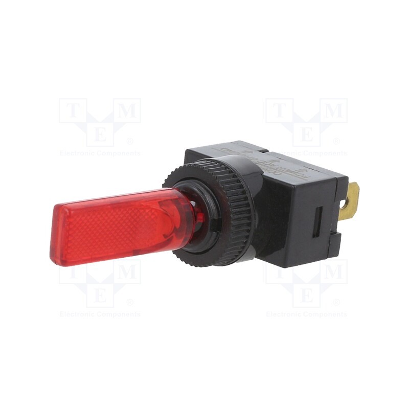 1 pcs x SWITCH COMPONENTS - TE5-1A-DC-1-RL - Switch: toggle, Pos: 2, SPST, ON-OFF, 20A/12VDC, -25÷85°C, 50mΩ
