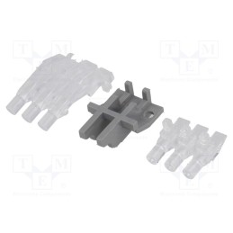 1 pcs x MENTOR - 1270.1003 - Fiber for LED, round, Ø3mm, No.of mod: 6, Front: flat