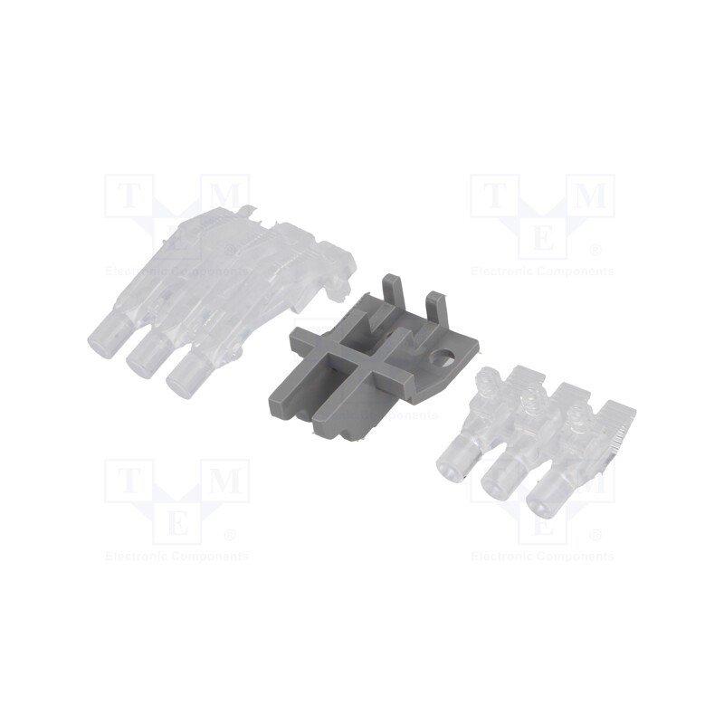 1 pcs x MENTOR - 1270.1003 - Fiber for LED, round, Ø3mm, No.of mod: 6, Front: flat