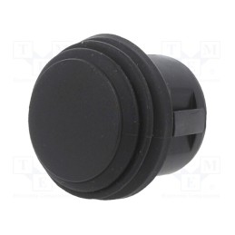 1 pcs x SWITCH COMPONENTS - PB-1A-DC-2-B - Switch: push-button, Pos: 2, SPST, 20A/14VDC, black, Illumin: none