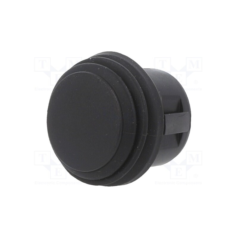 1 pcs x SWITCH COMPONENTS - PB-1A-DC-2-B - Switch: push-button, Pos: 2, SPST, 20A/14VDC, black, Illumin: none