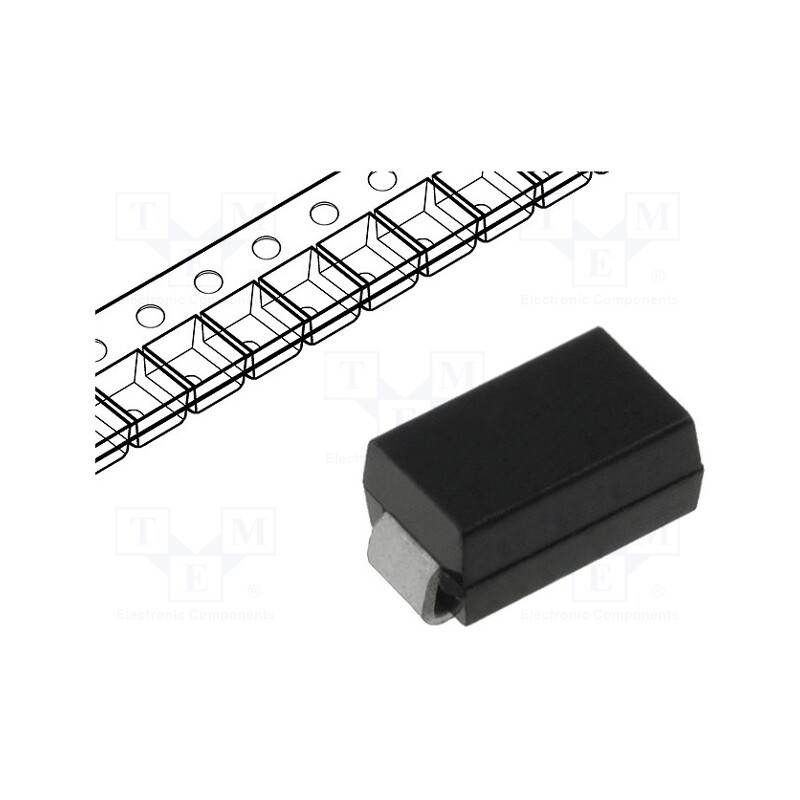 5 pcs x DIOTEC SEMICONDUCTOR - Z1SMA30 - Diode: Zener, 1W, 30V, 31mA, SMD, , SMA, single diode